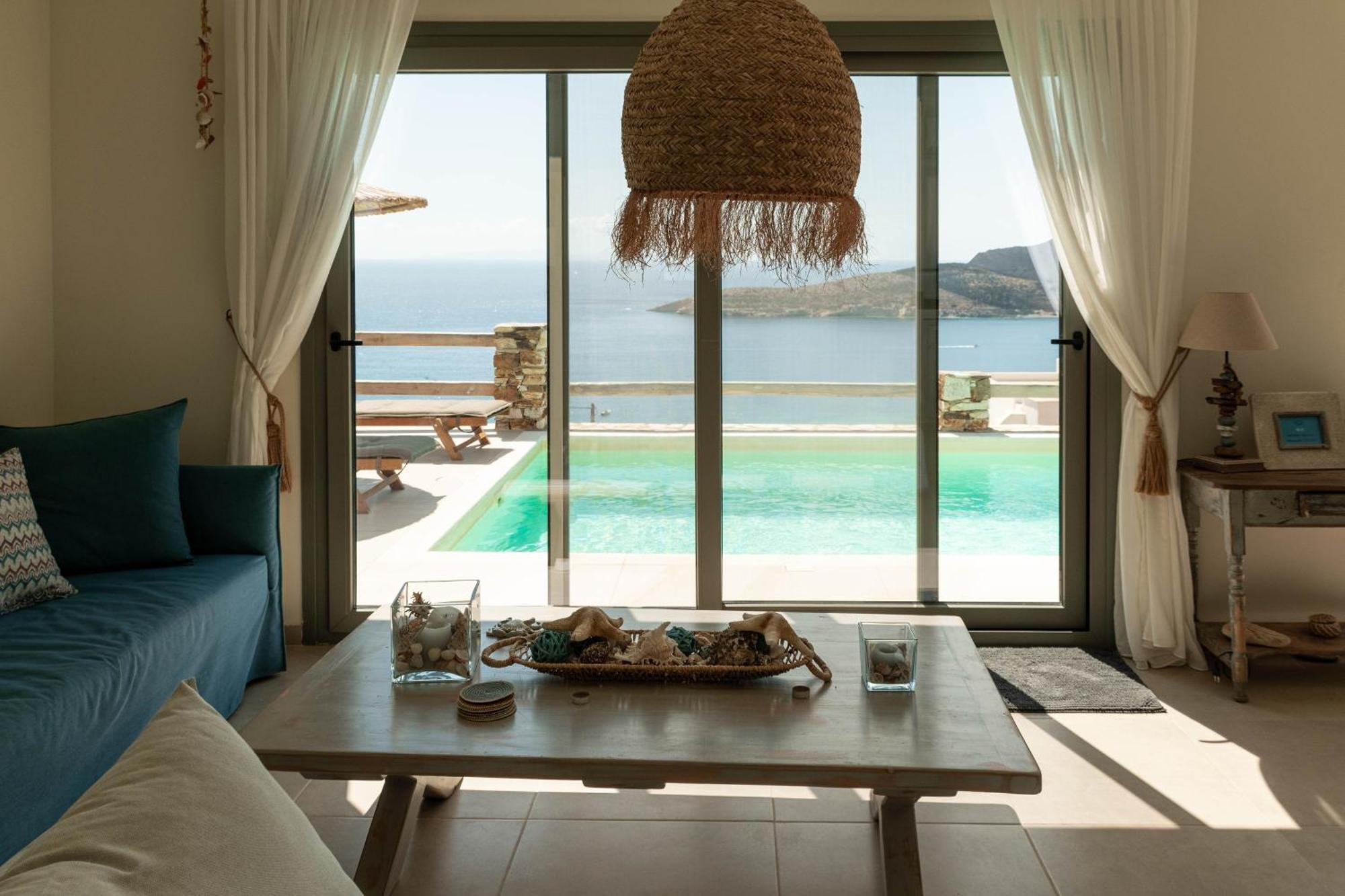 Deja Blue Villa 1 Agios Georgios  Luaran gambar