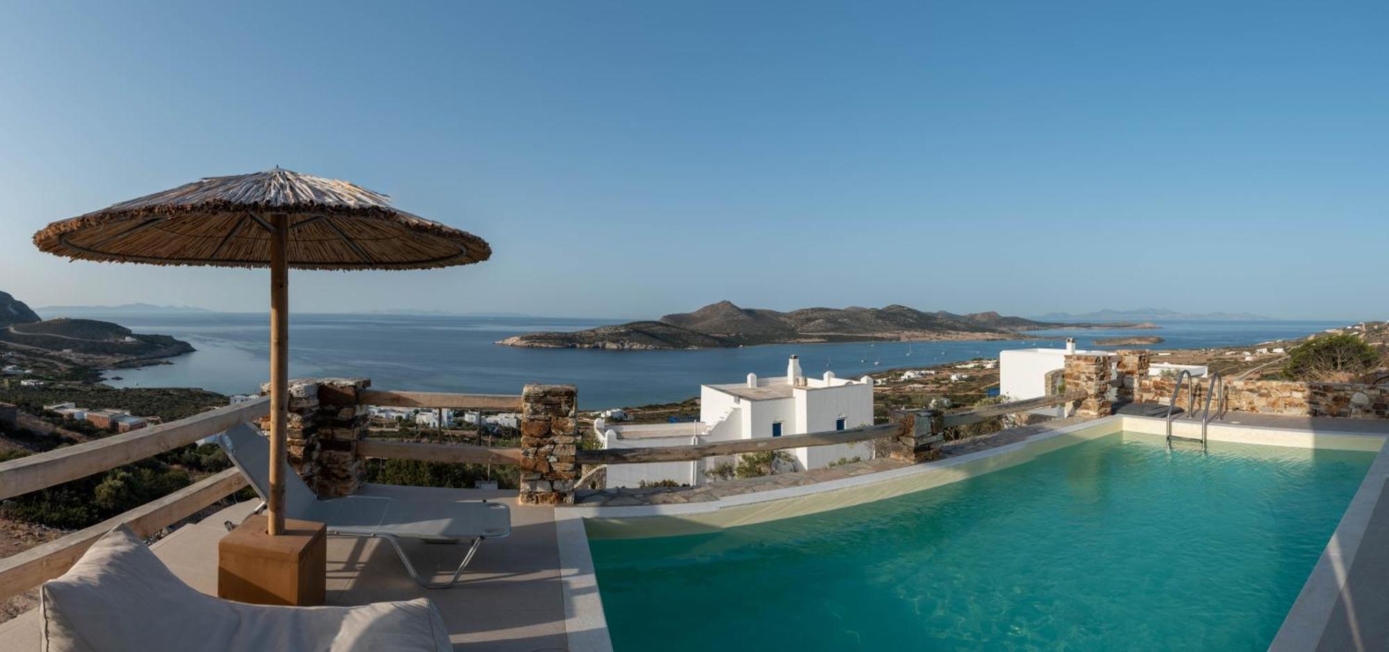 Deja Blue Villa 1 Agios Georgios  Luaran gambar